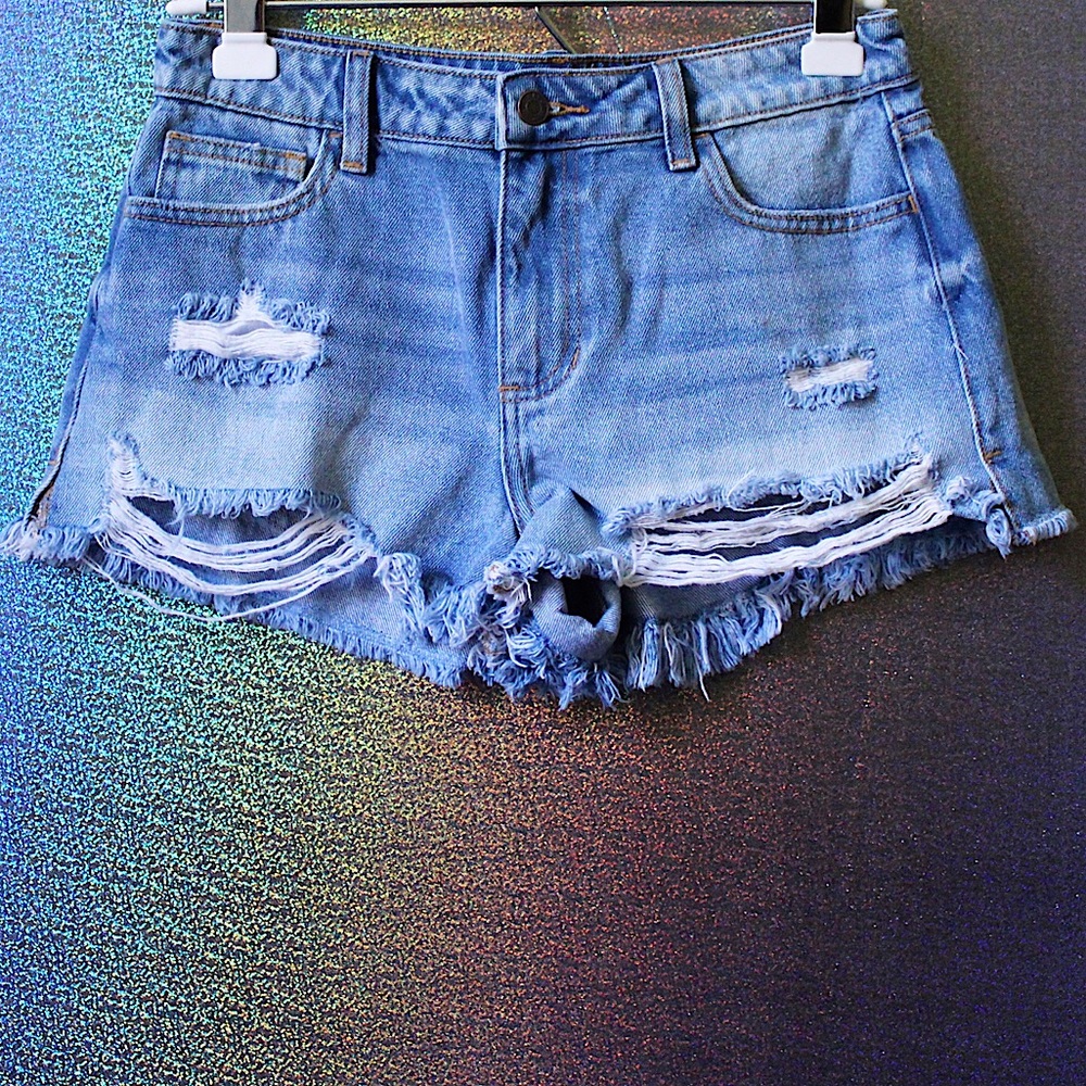 ✨ Cello Distressed Denim Shorts